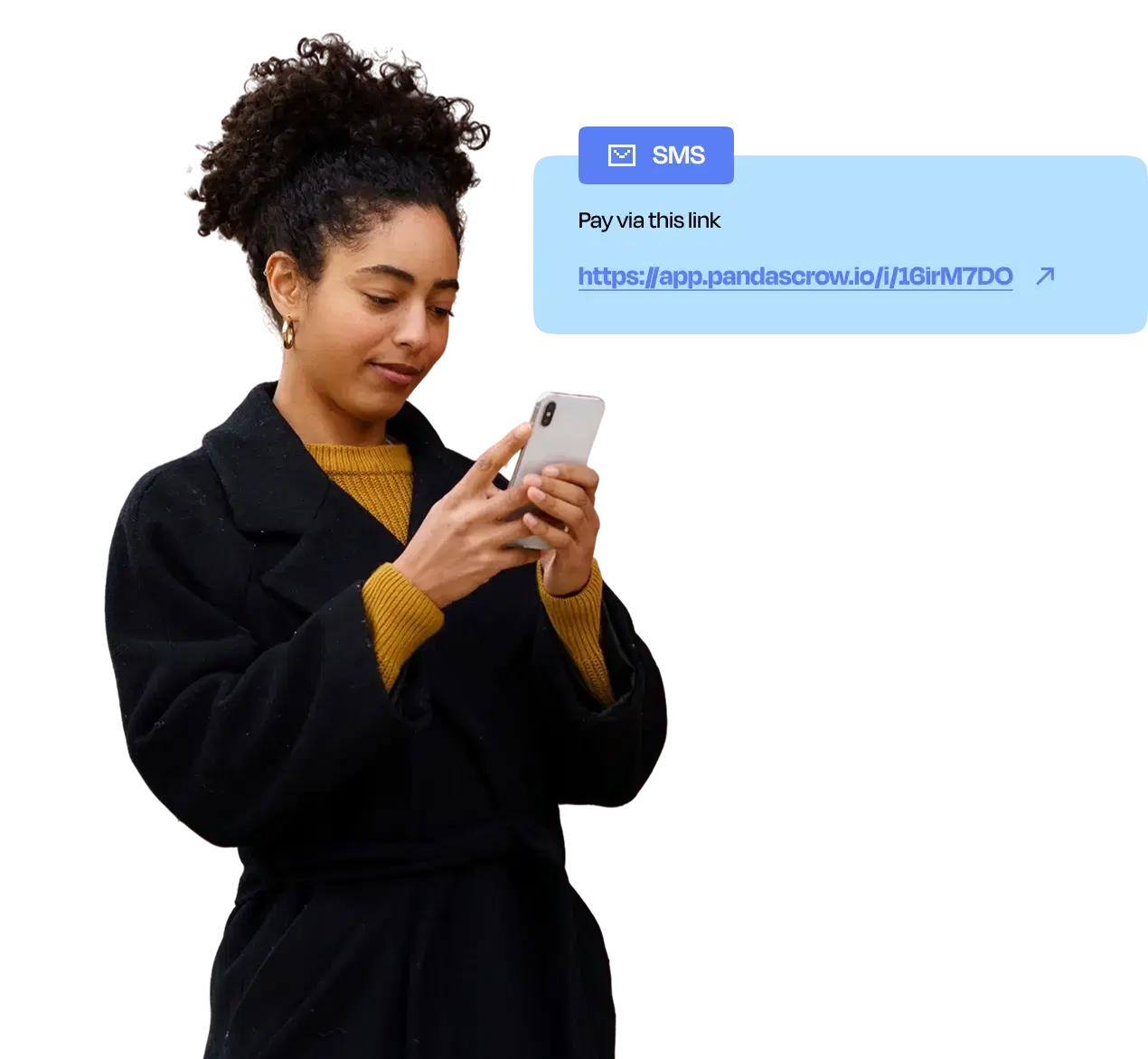 girl looking at phone