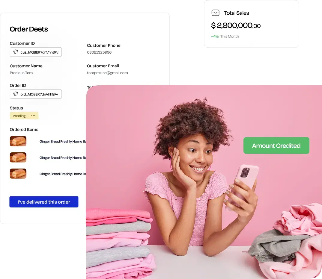 โจ Instant Payments & Orders